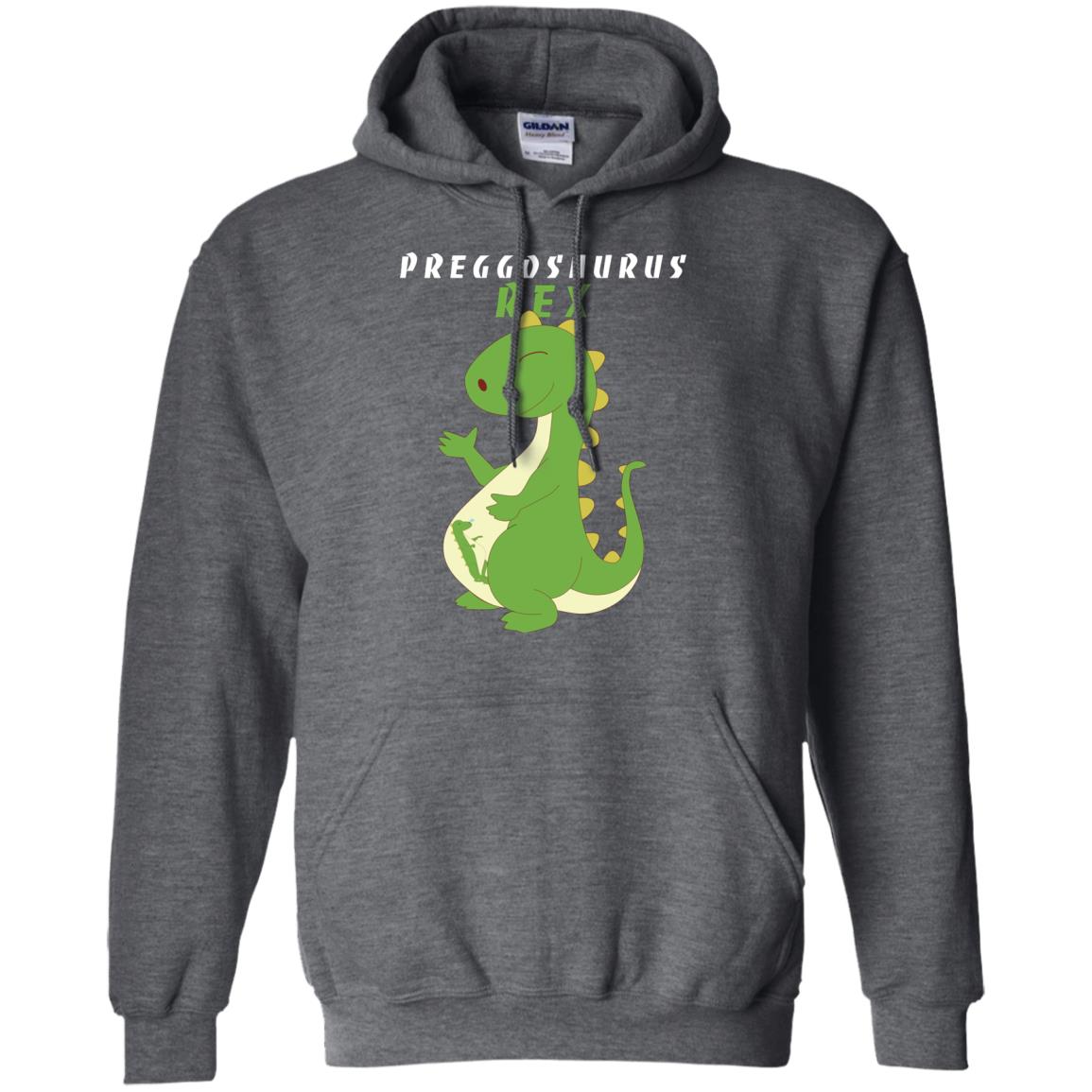 Dinosaur Pregnancy Pregosaurus Shirt Dark Heather