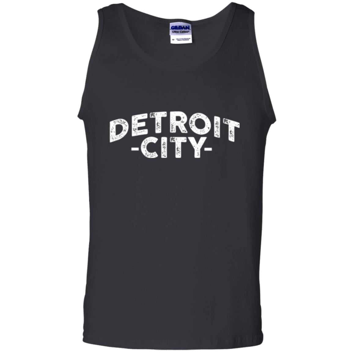 Detroit Michigan T-shirt Black