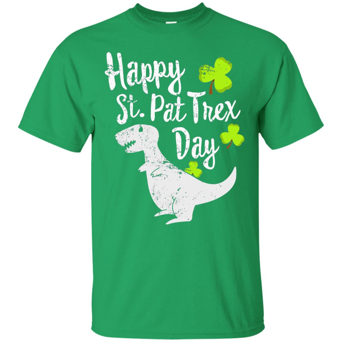 Pat T-rex Cute Stain Patricks Shirt Irish Green