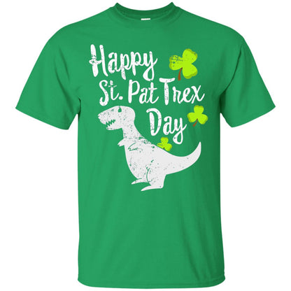 Pat T-rex Cute Stain Patricks Shirt Irish Green
