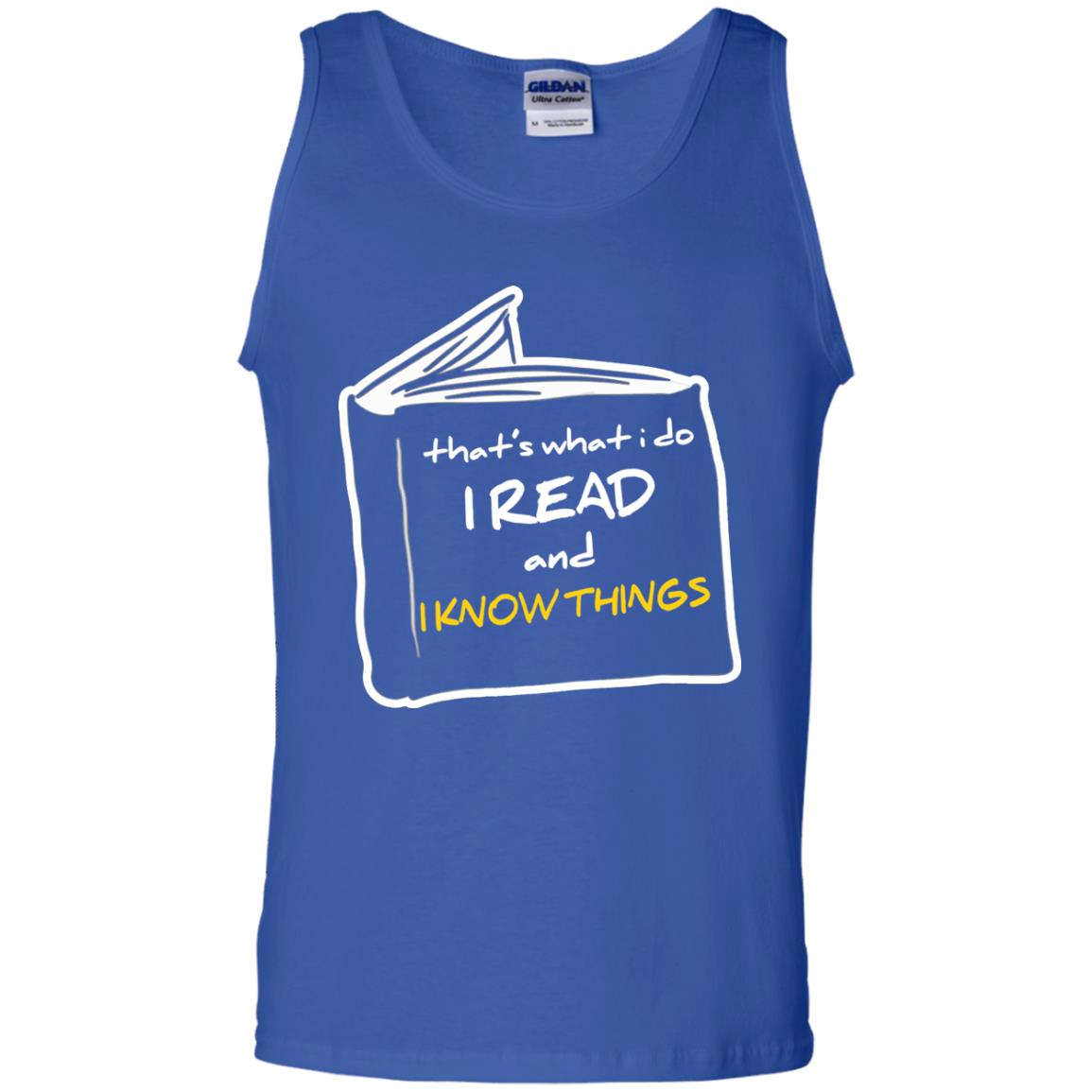 Book Lover T-shirt That's What I Do I Read And I Know Things Royal