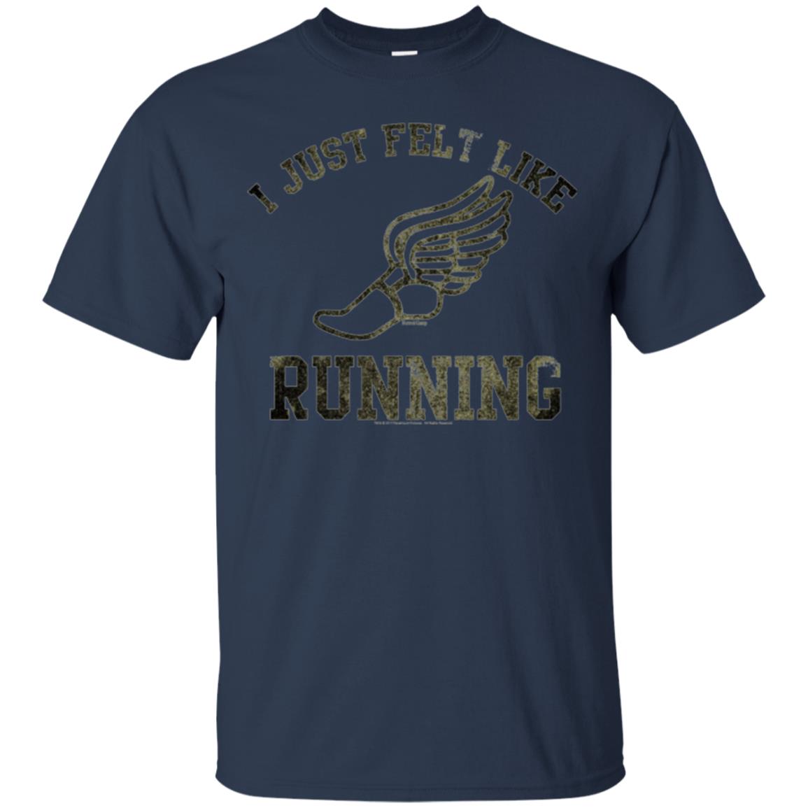 Movie T-shirt I Just Felt Like Running Navy