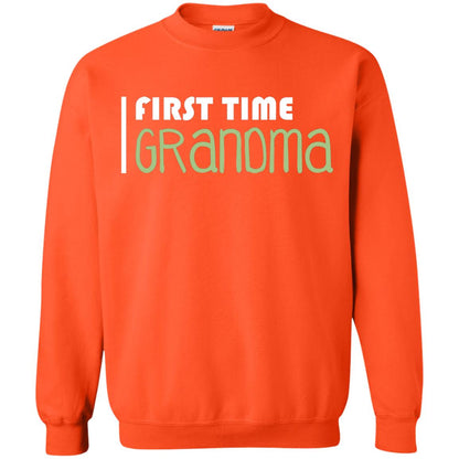 First Time Grandma Shirt Orange