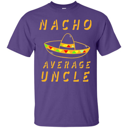 Family T-shirt Not Your Average Uncle Purple