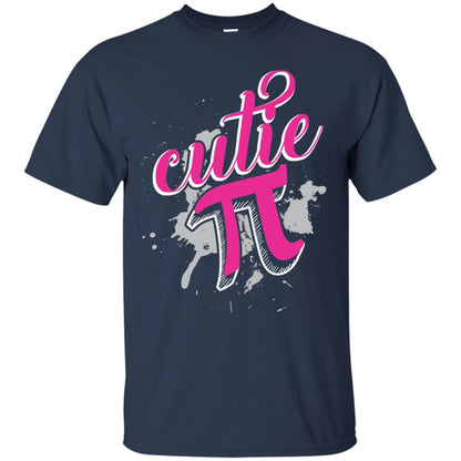 Cutie Pi Funny Math 3.14 Happy Pi Day T-shirt Navy