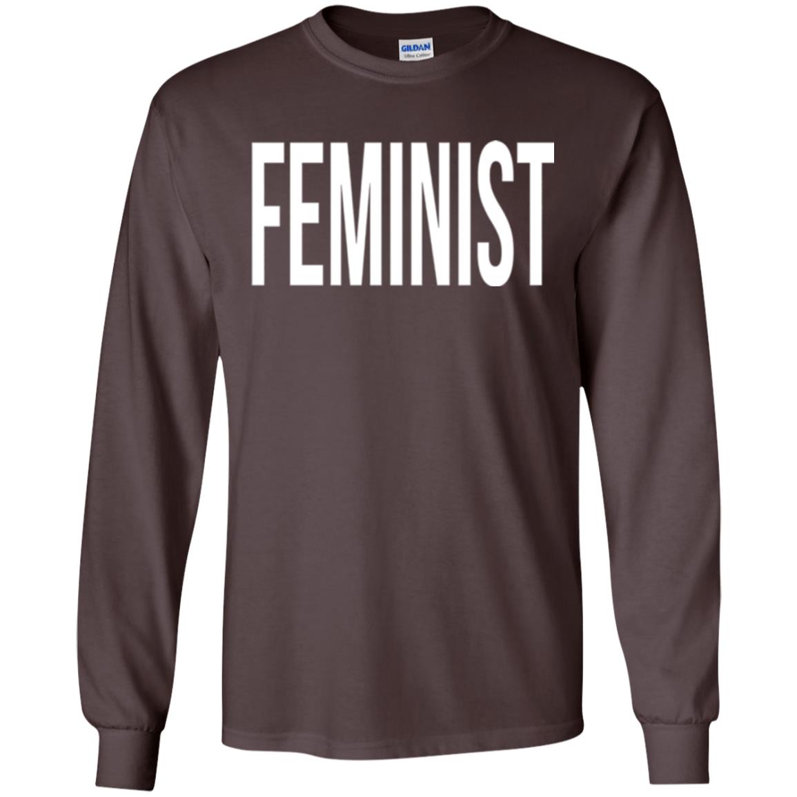 Feminist T-shirt Dark Chocolate