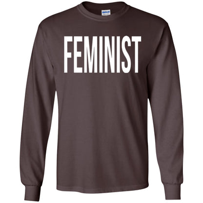Feminist T-shirt Dark Chocolate