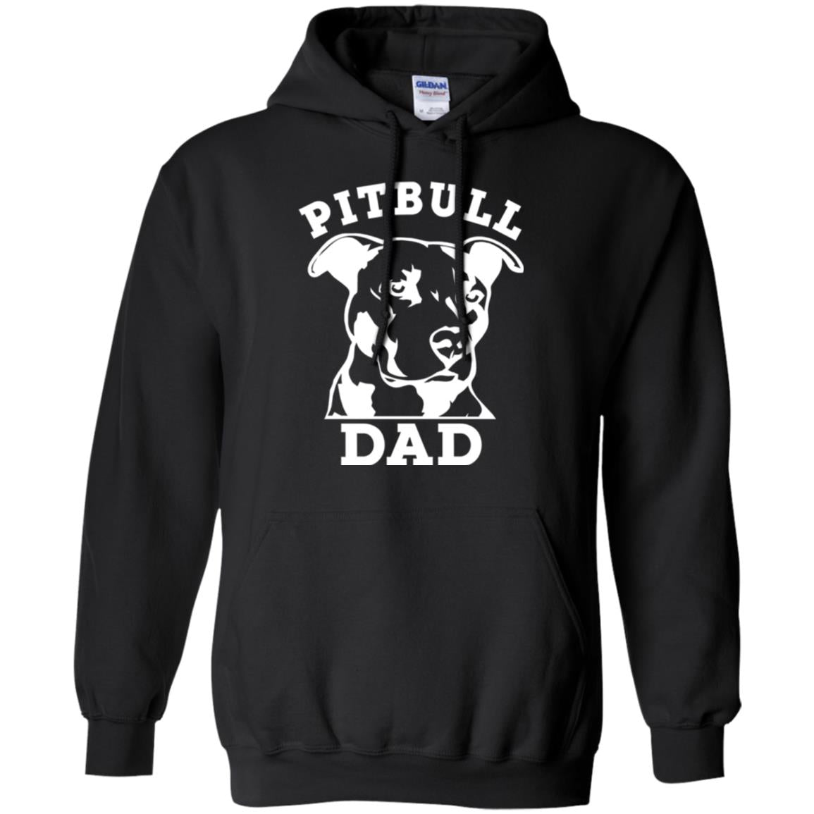 Pit Bull Dad T-shirt Pitbull Lovers Black