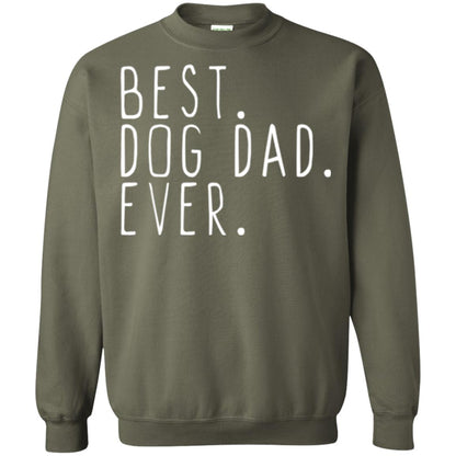 Best Dog Dad Ever T-shirt Military Green