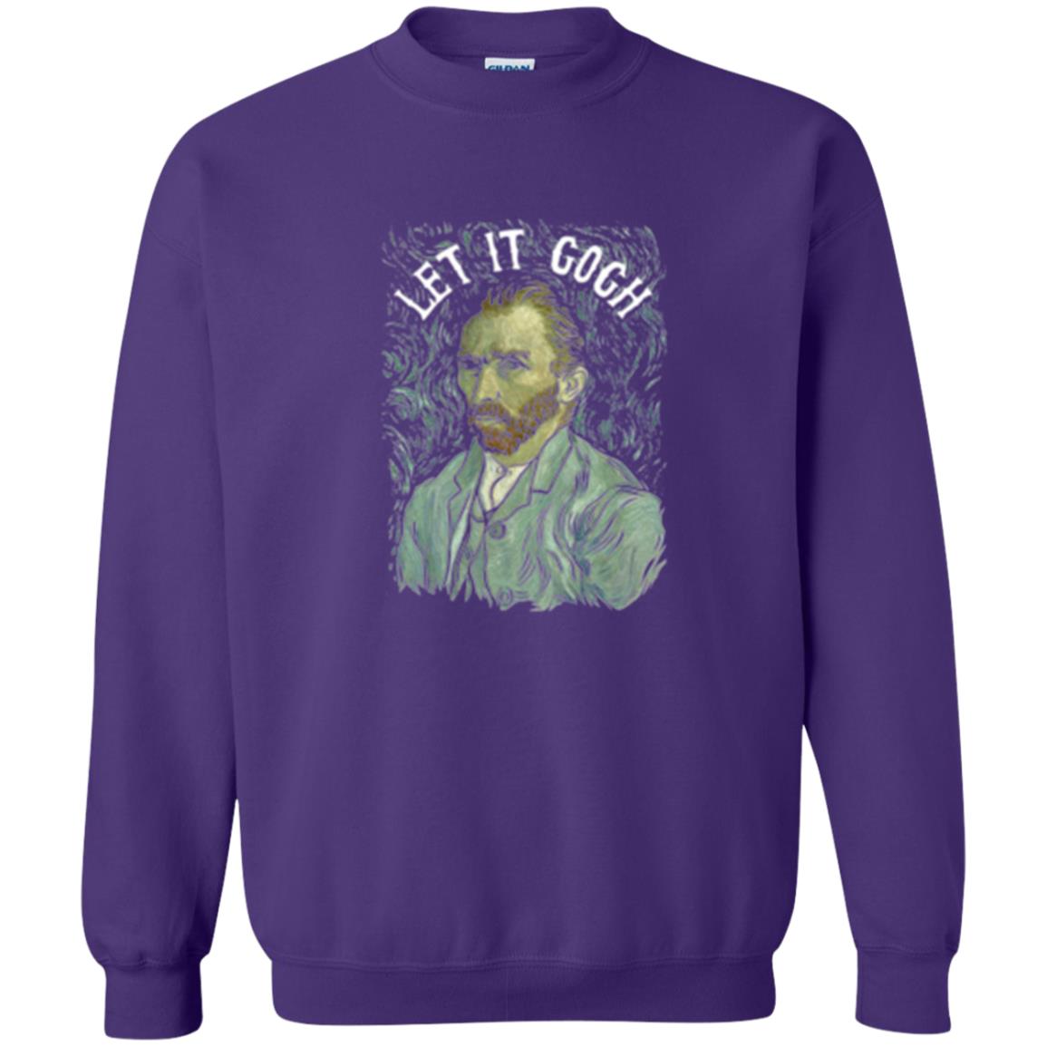Artist T-shirt Vincent Van Let It Gogh Purple