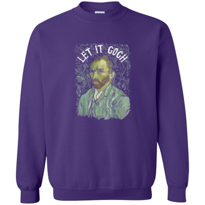 Artist T-shirt Vincent Van Let It Gogh Purple