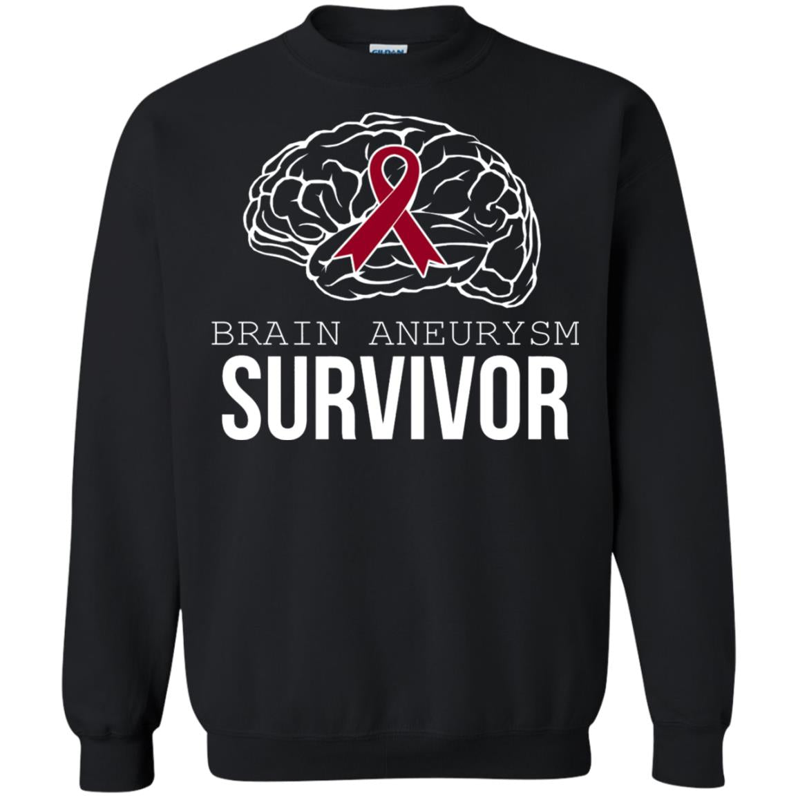 Brain Aneurysm Survivor T-shirt Black