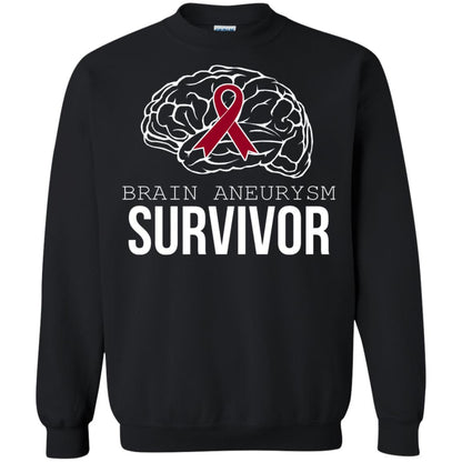 Brain Aneurysm Survivor T-shirt Black