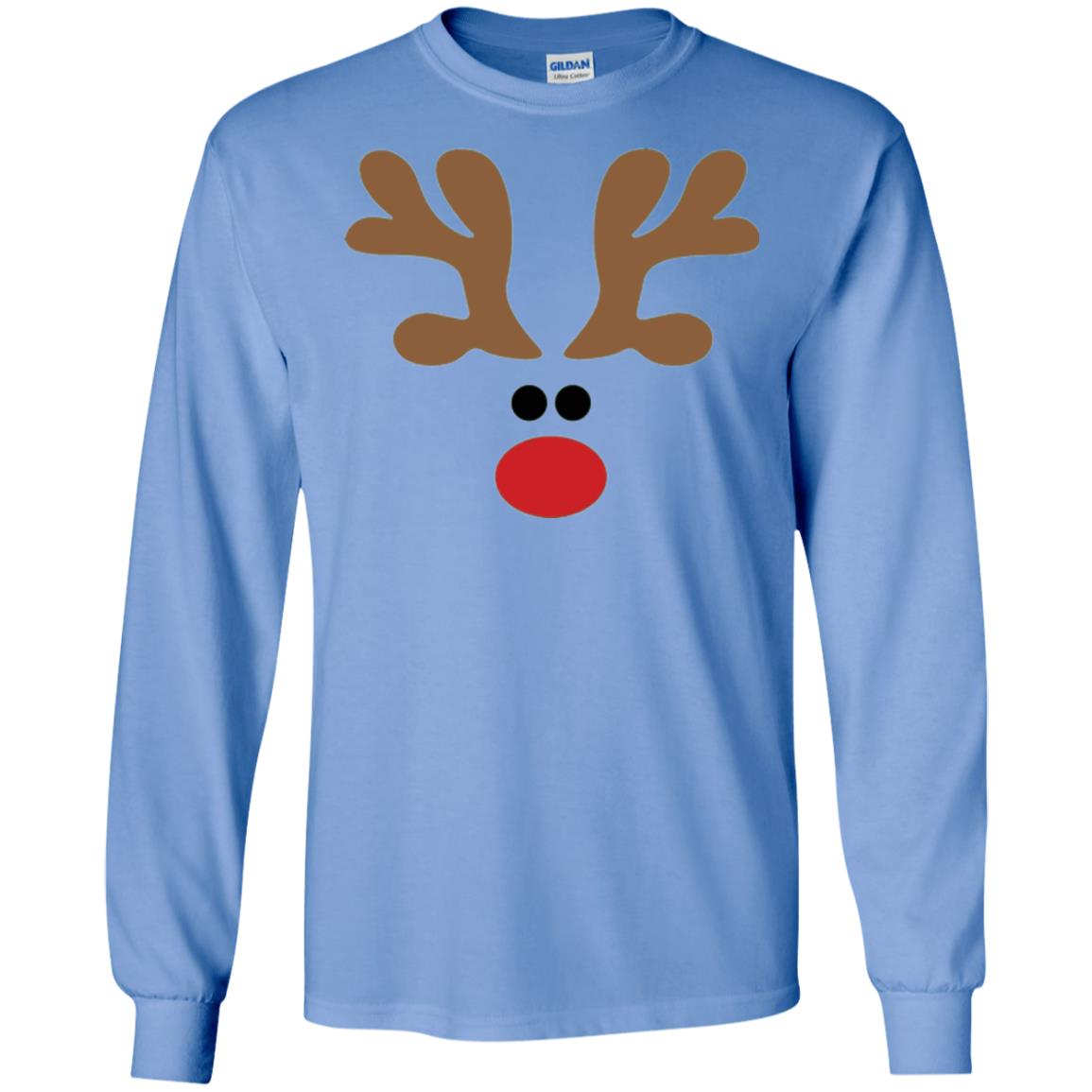 Christmas T-shirt Reindeer Carolina Blue