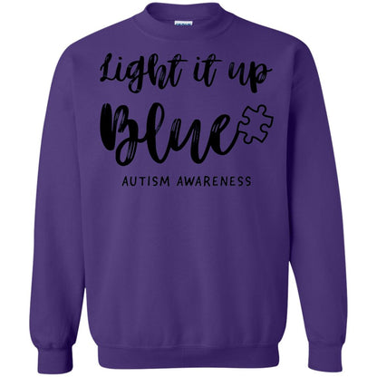 Autism Awareness Shirts Light It Up Blue Purple