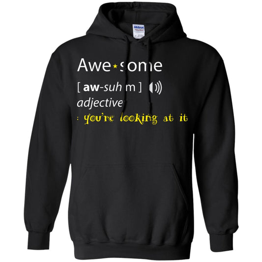 Awesome You_re Looking At It Cool Shirt For Boys Or Girls Black