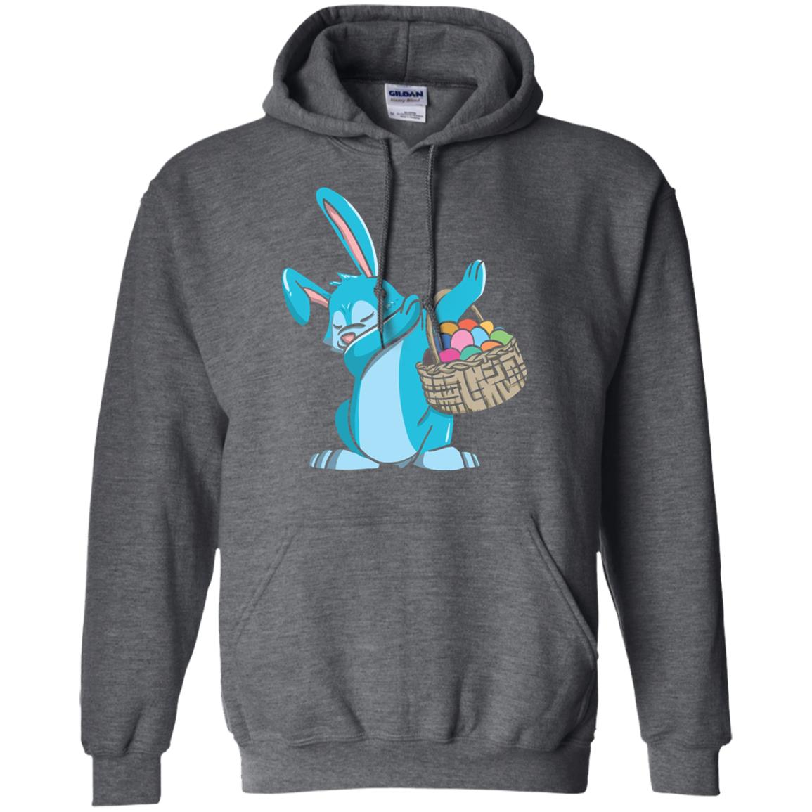 Easter Bunny Dab Easter Shirt Dark Heather