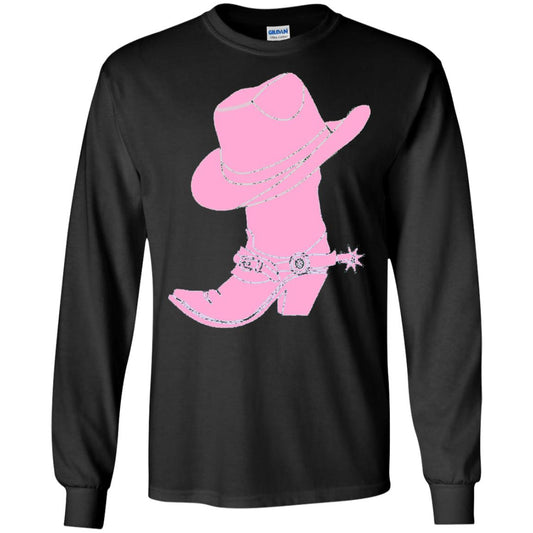 Cowgirl Boots Western Wear T-shirt Black