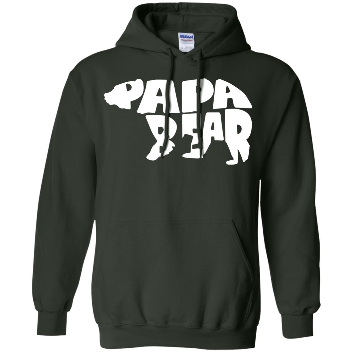 Bear Papa Shirt Forest Green