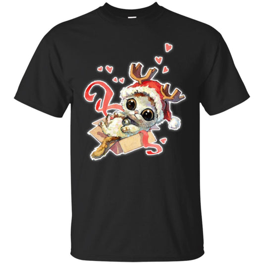 Cat Lover T-shirt Merry Christmas Black