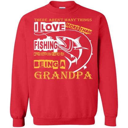 But One Of Them Is Being A Grandpa Papa T-shirt Red