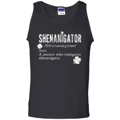 Shenanigator Shamrocks St. Patrick Day Shirt For Irish Black
