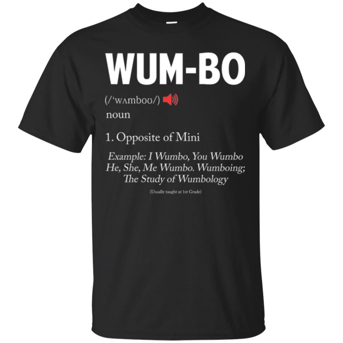 Wumbo T-shirt Opposite Of Mimi Black