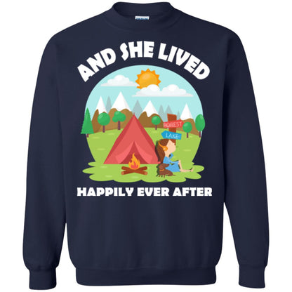 And She Lived Happily Ever After T-shirt Navy