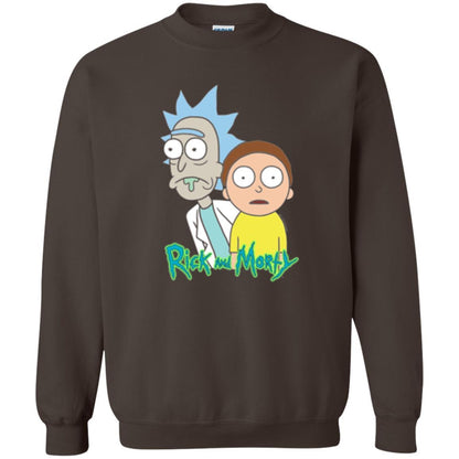 Film T-shirt Rick And Morty Stunned Dark Chocolate