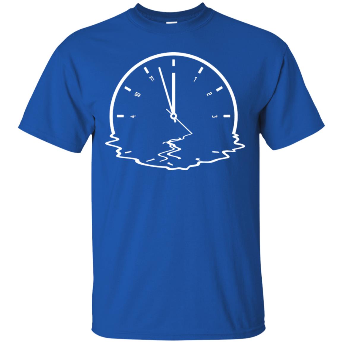 Alzheimer's & Dementia Awareness Funny Clock Gift Shirt Royal