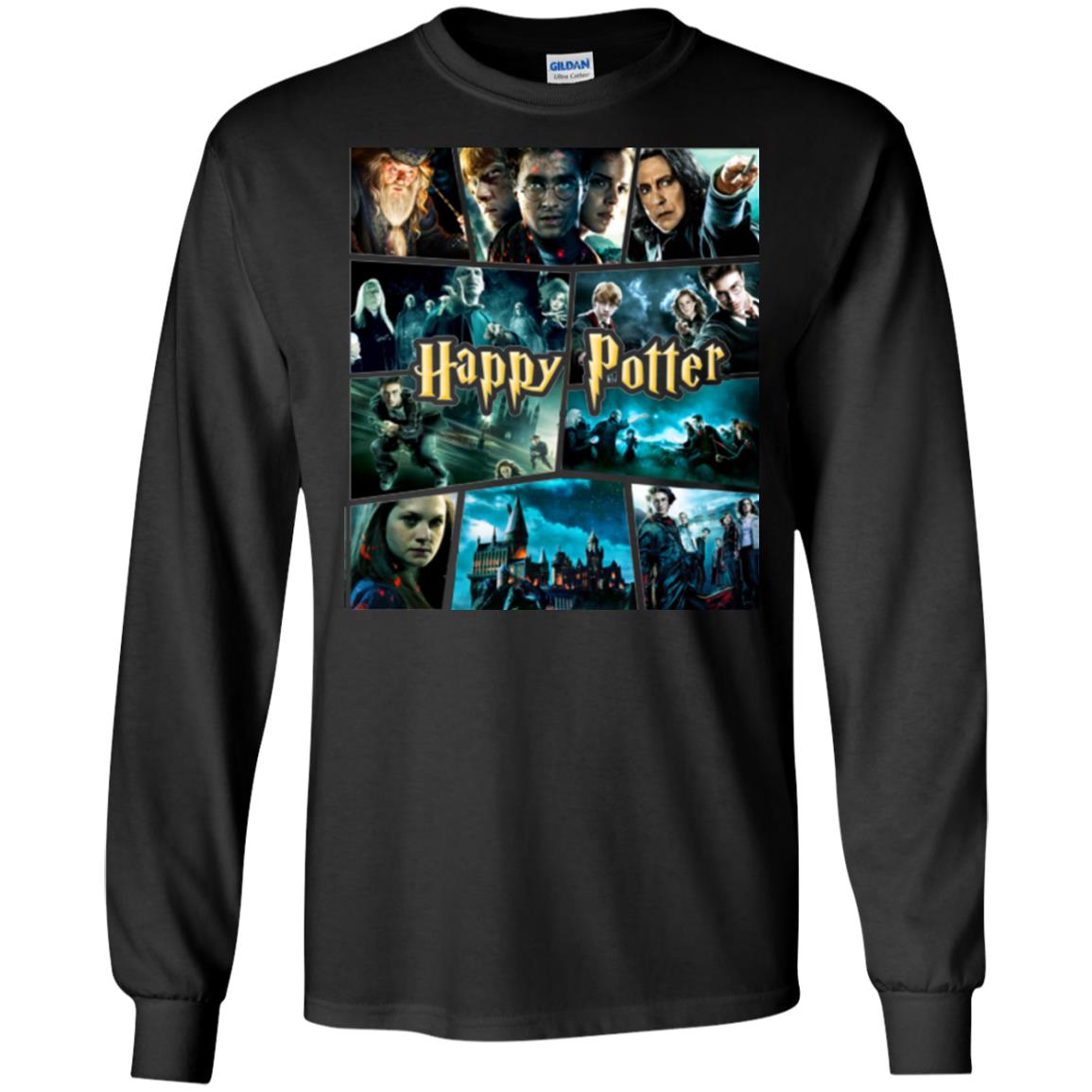 Harry Potter Characters T-shirtG240 Gildan LS Ultra Cotton T-Shirt