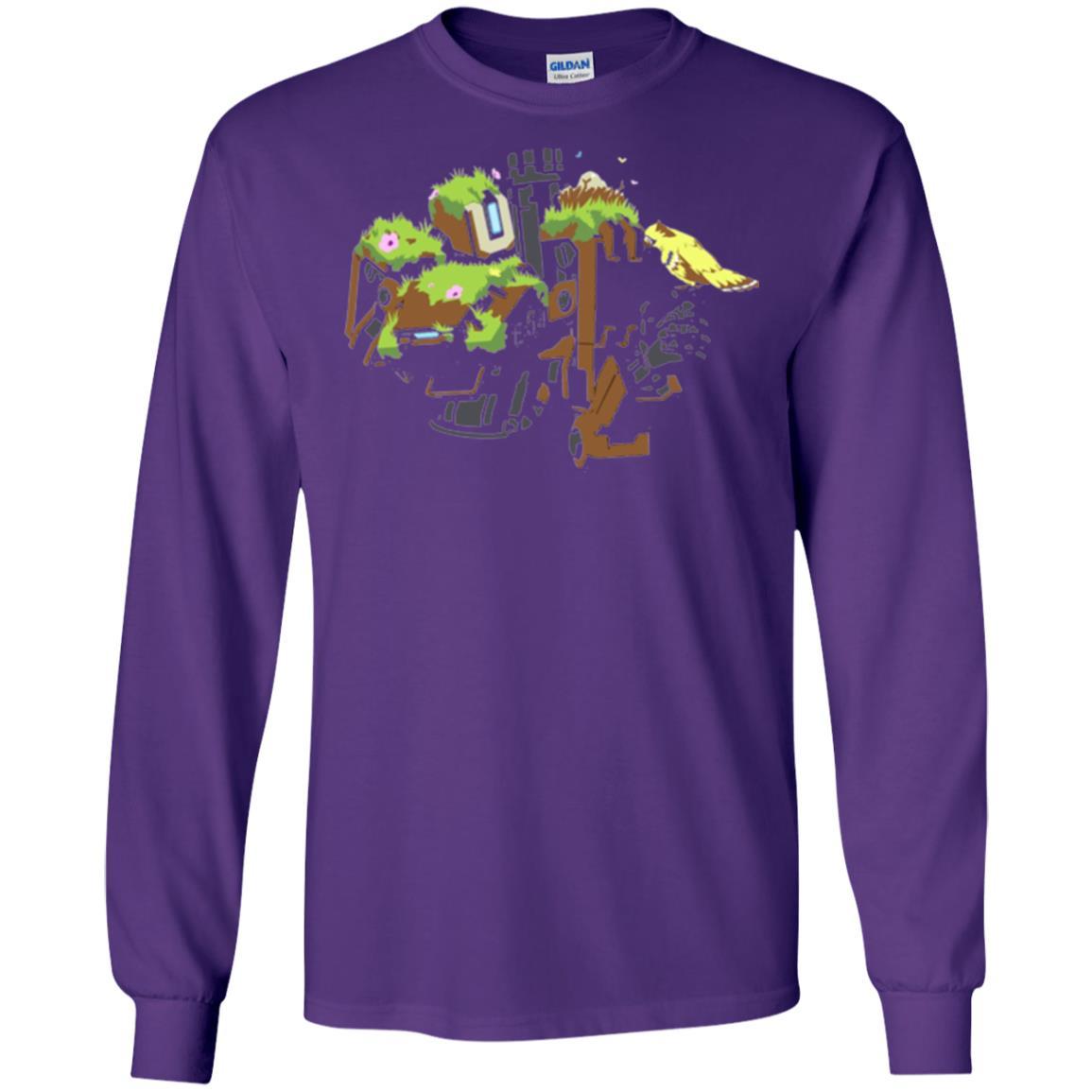 Film T-shirt Bastion Overgrown Spray T-shirt Purple