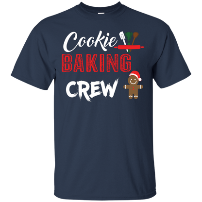 Christmas T-Shirt Cookie Baking Crew Navy