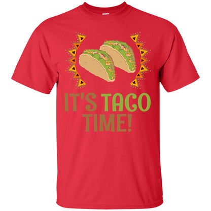 It's Taco Time T-shirt Red