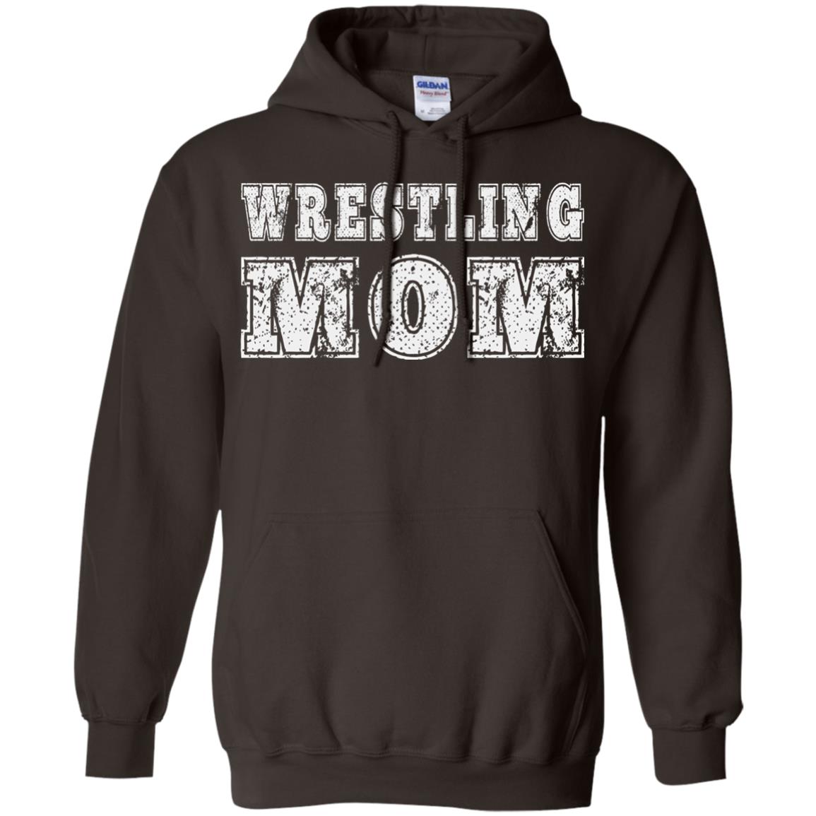 Wrestling Mom Mommy T-shirt Dark Chocolate
