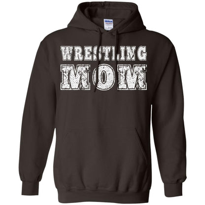 Wrestling Mom Mommy T-shirt Dark Chocolate