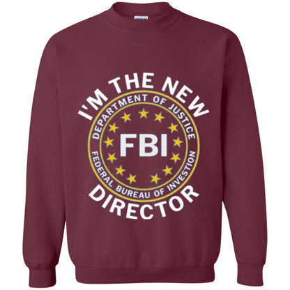 I Am The New Fbi Director With Emblem T-shirt Maroon