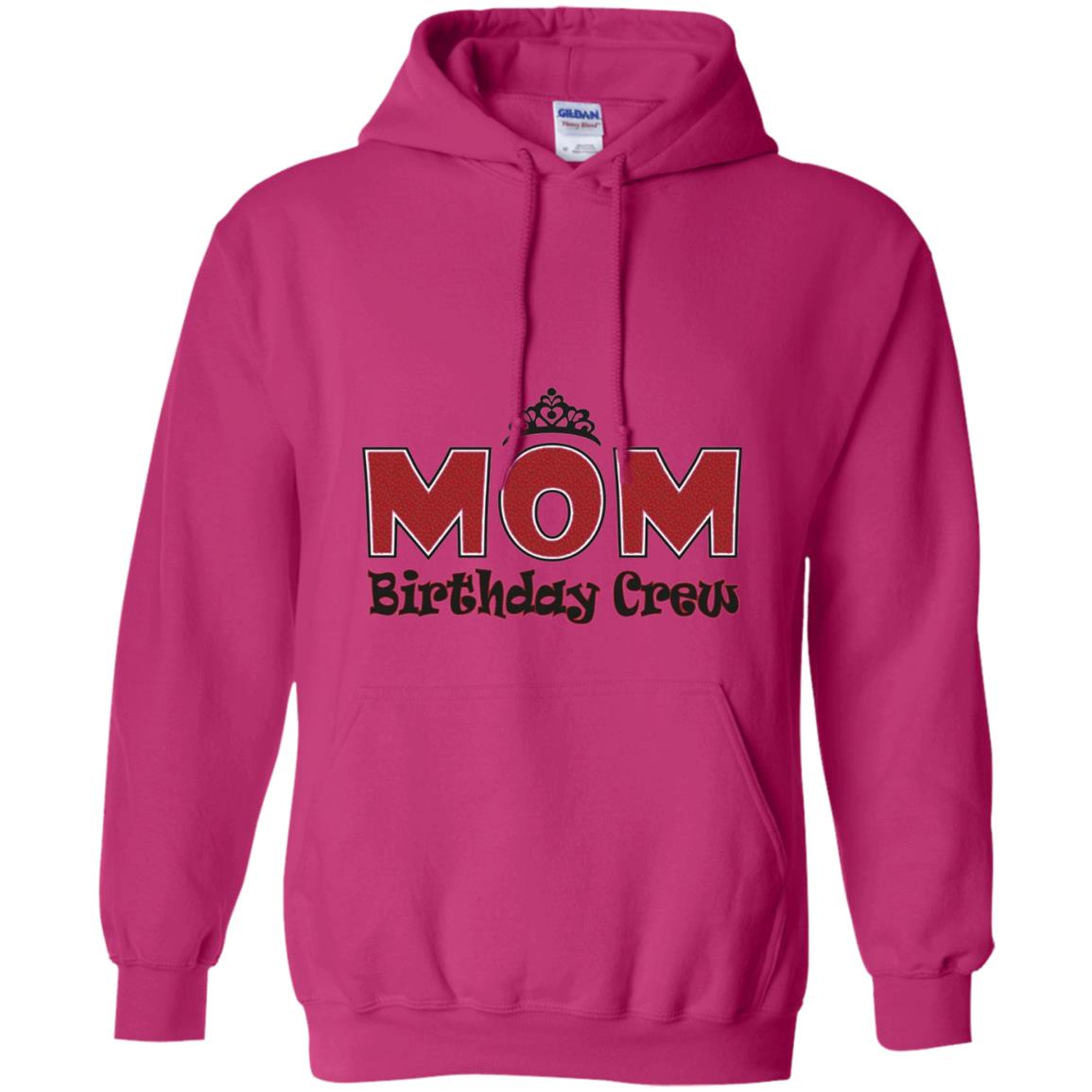 Mom Birthday Crew T-shirt Birthday Party Heliconia