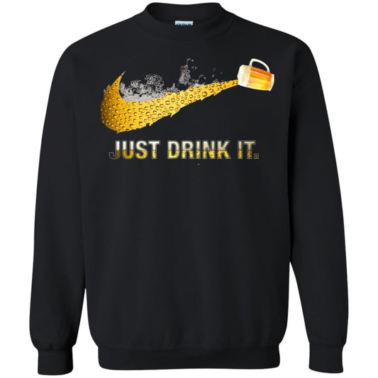 Beer Just Drink It Beer Lover T-shirt Black