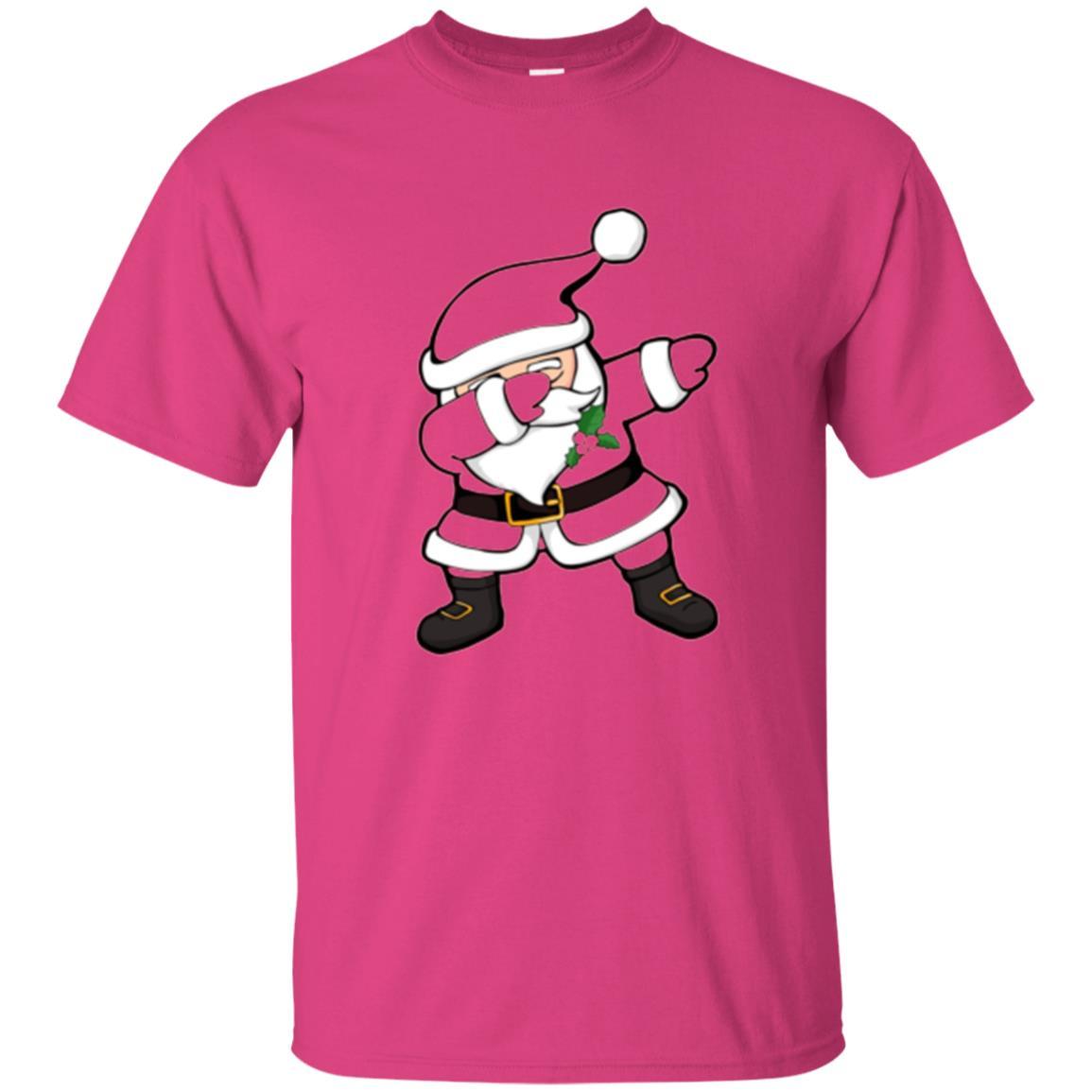 Merry Christmas T-shirt Dabbing Santa Claus Heliconia