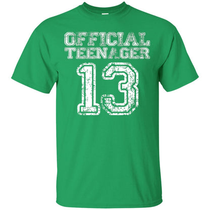 Brithday T-shirt Official Teenager T-shirt Irish Green