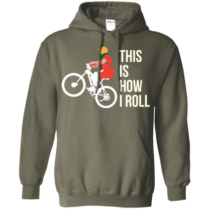 Bicycle T-shirt This Is How I Roll Military Green