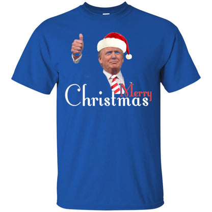 Trump Merry Christmas T-shirt Royal