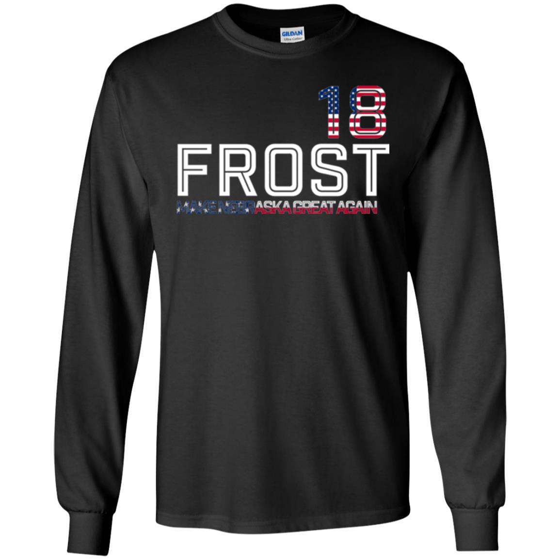 Frost 2018 T-shirt Make Nebraska Great Again Black