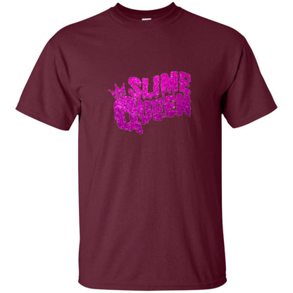 Slime Lover T-shirt Diy Slime Queen Purple Metallic Maroon