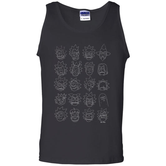 Movie T-shirt The Many Faces Of Rick Black