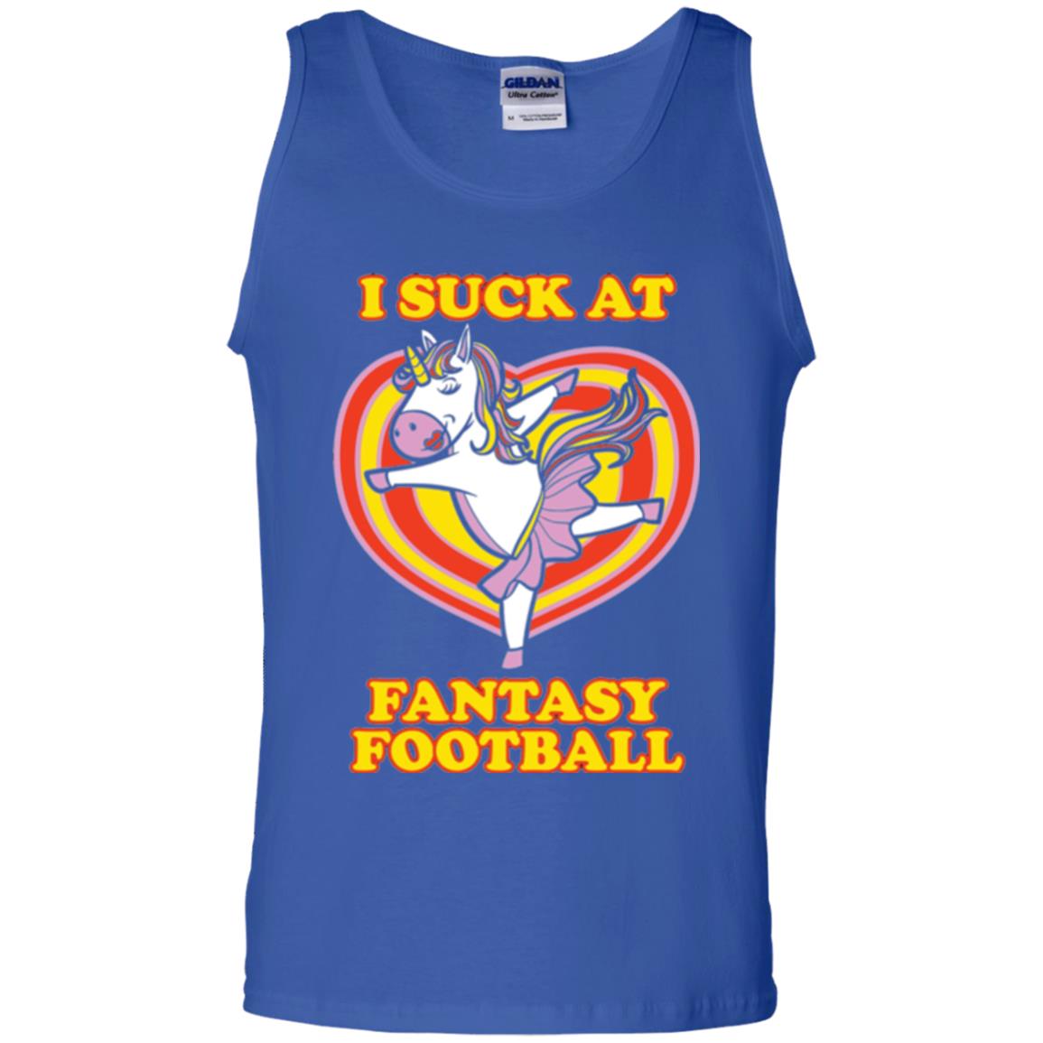 Funny Unicorn Loser T-shirt I Suck At Fantasy Football Royal
