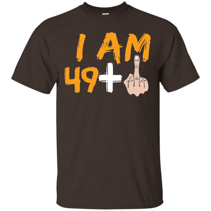 50th Birthday Funny T-shirt I Am 50 Years Old Dark Chocolate
