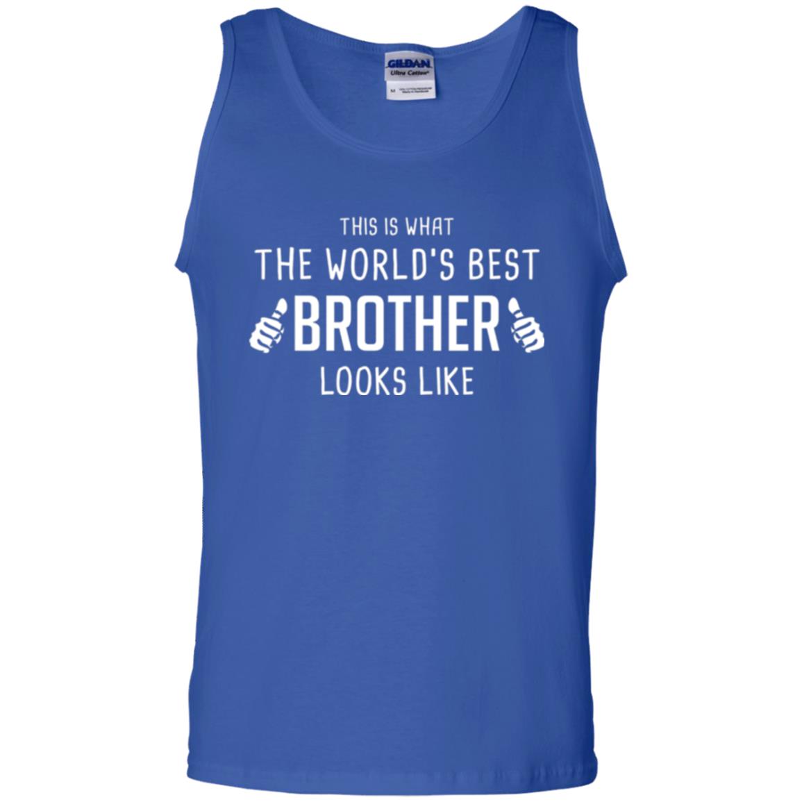 Brother T-shirt This Is What The Worlds Best Brother Looks Like Royal