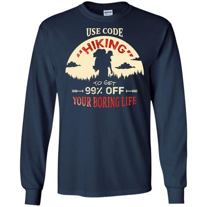 Use Code Hiking To Get 99% Off Your Boring Life Shirt Navy